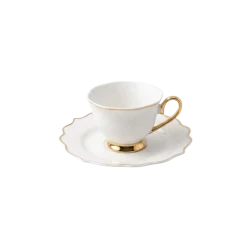 Royal Milano Coffee Cups with Foot | Set 6 Pieces | Romance