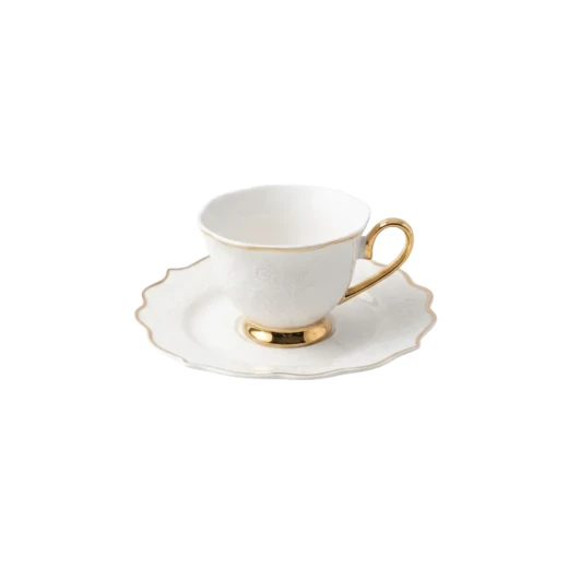 Royal Milano Coffee Cups with Foot | Set 6 Pieces | Romance Royal Milano Coffee Cups with Foot | Set 6 Pieces | Romance