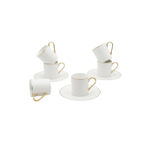 Royal Milano Cylinder Coffee Cups | Set 6 Pieces | Romance - Milano - Image 2