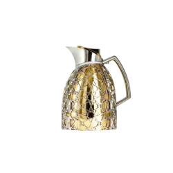 Royal Dallah | Andalus model | Gold with Silver - Silver