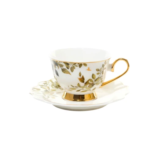 Royal Victoria Coffee Cups with Foot | Set 6 Pieces | Olive Royal Victoria Coffee Cups with Foot | Set 6 Pieces | Olive