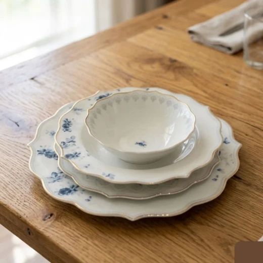 Royal Milano Dinner Set | 24 Pieces | Blue slip - Milano - Image 2