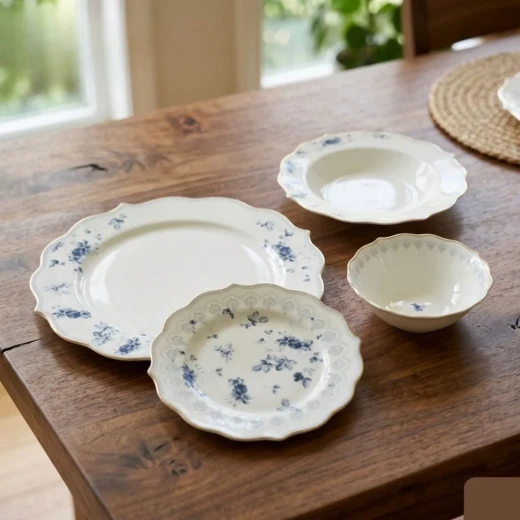 Royal Milano Dinner Set | 24 Pieces | Blue slip - Milano - Image 3