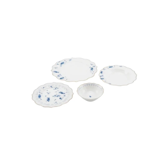 Royal Milano Dinner Set | 24 Pieces | Blue slip - Milano - Image 5