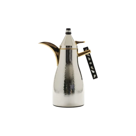 Royal Dallah | Hela model | Silver with Gold handel