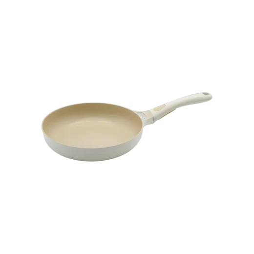 Royal Cast Aluminum Frying Pan | 28cm | Beige - Beige Royal Cast Aluminum Frying Pan | 28cm | Beige - Beige