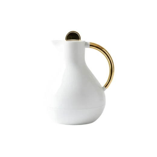 Royal Dallah | Lo’Lo' model | White with Gold handle