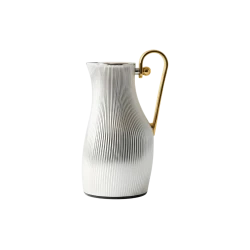 Royal Dallah | Bareq model | Silver with Gold handle
