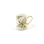 Royal Victoria Cylinder Coffee Cups | Set 6 Pieces | Olive - Victoria