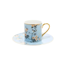 Royal Victoria Cylinder Coffee Cups | Set 6 Pieces | English Rose – Velvet