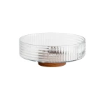 Fruit Bowl with Wooden Base - Wooden