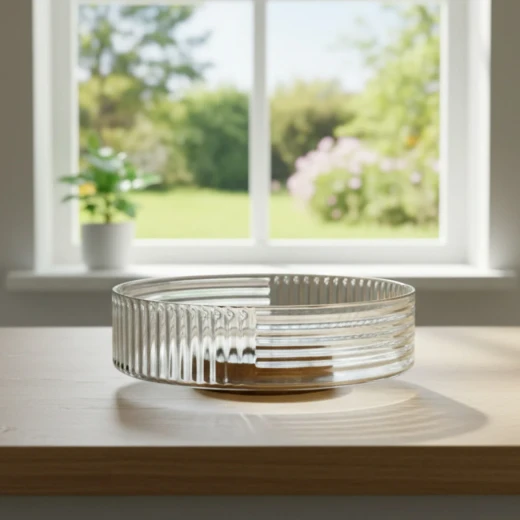 Fruit Bowl with Wooden Base - Wooden - Image 2