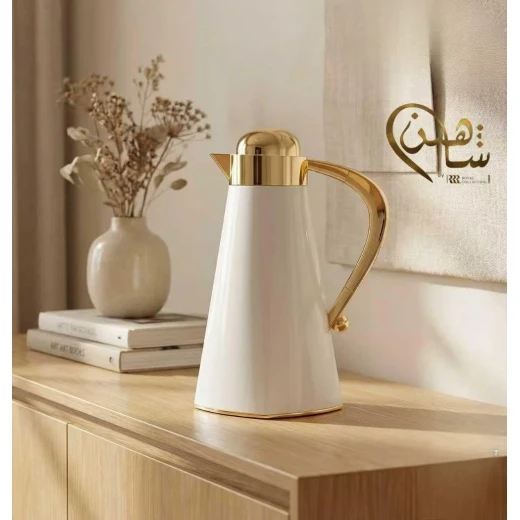Royal Dallah | Shaheen model | White and gold - Royal Dallah - Image 2
