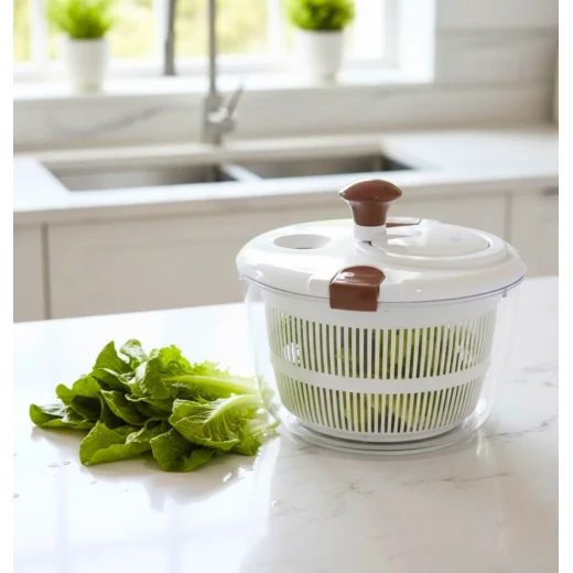 Royal Kitchen Tools Royal Vegetable Spinner | White - Royal Kitchen Tools - Image 2