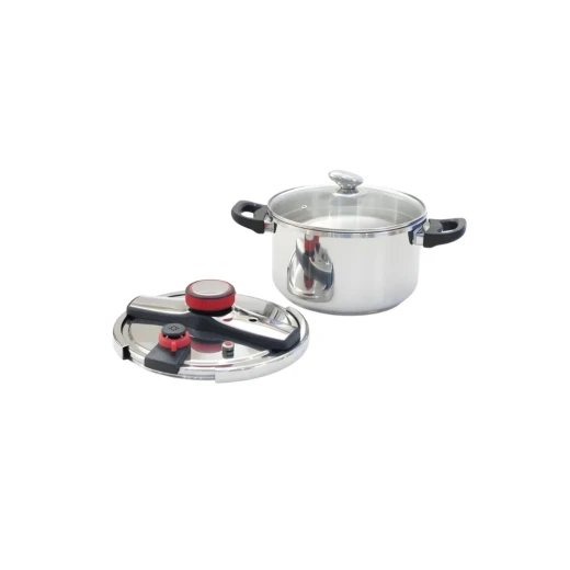 Cookware Set Stainless Steel Pressure Cookers | 8 liter - Cookware Set - Image 6