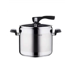 Korkmaz Turbo Pressure Cooker 7.0 Liters Stainless Steel Durable Cookware for Efficient Cooking