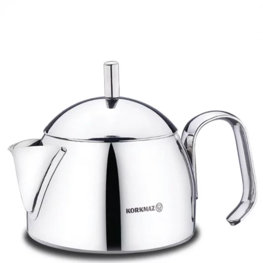 Korkmaz Pera Stainless Steel Milk Pot with Insulated Handle 0.42 Quart Turkish Made Korkmaz Pera Stainless Steel Milk Pot with Insulated Handle 0.42 Quart Turkish Made