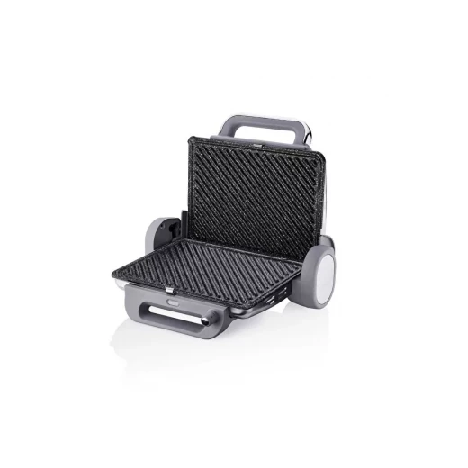 Korkmaz Tostema Midi Inox-Gray Toaster A814 1800W 4 Slice Capacity Non-Stick Granite Grills - Korkmaz - Image 4