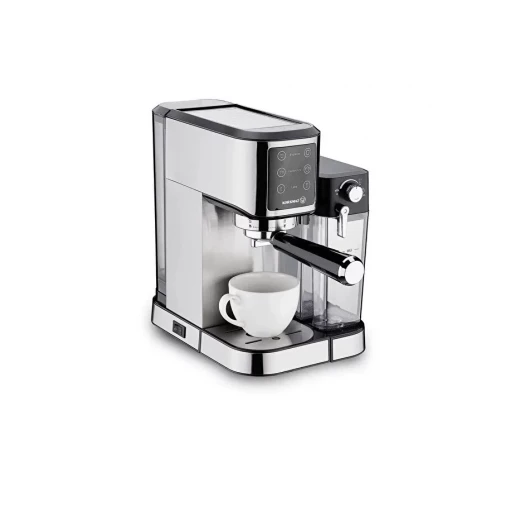 Korkmaz Java Plus Espresso Coffee Machine with Milk Bowl Beige 2-3 L Capacity - Korkmaz - Image 2