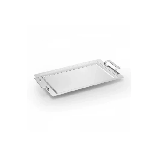 Korkmaz Gala Inox Serving Tray A1785 Stainless Steel Navy Blue 53.5 cm x 31 cm Korkmaz Gala Inox Serving Tray A1785 Stainless Steel Navy Blue 53.5 cm x 31 cm