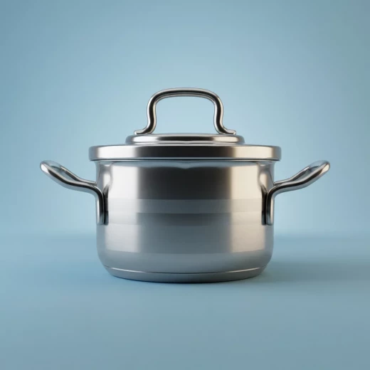 Korkmaz Astra 2 Steel Pot 16 cm 1.8 Liter Silver Cookware for Kitchen - Korkmaz - Image 2