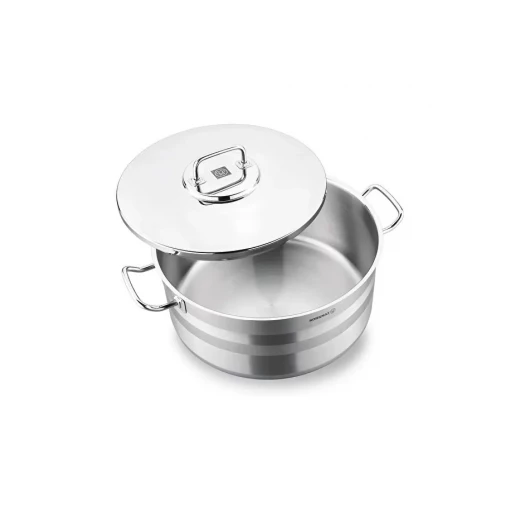 Korkmaz Astra2 Short Stainless Steel Pot 40x20 cm 25 Liter Capacity for Versatile Cooking - Korkmaz - Image 4