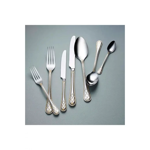 Korkmaz Lidya 89 Piece Gold Stainless Steel Cutlery Set for 12 People A2160 - Korkmaz - Image 2