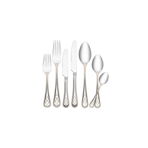 Korkmaz Lidya 89 Piece Gold Stainless Steel Cutlery Set for 12 People A2160 Korkmaz Lidya 89 Piece Gold Stainless Steel Cutlery Set for 12 People A2160