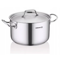 Korkmaz Proline Stainless Steel Stock Pot with Lid 16cm 2L Induction Compatible Durable Cookware