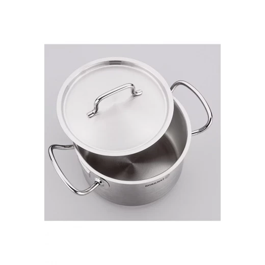 قدر قصير كوركماز برولاين غاسترو 20x9 سم من الستانلس ستيل بسعة 1.7 لتر - كوركماز - Image 2