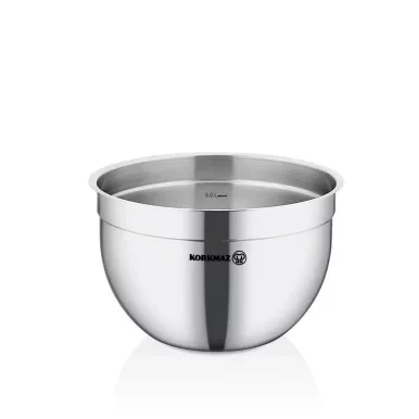 Korkmaz Proline Gastro Mixing Bowl 28cm Diameter 17cm Height Satin Finish 18/10 Stainless Steel Korkmaz Proline Gastro Mixing Bowl 28cm Diameter 17cm Height Satin Finish 18/10 Stainless Steel