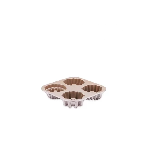 Korkmaz Pasty 4-Cavity Muffin Mold Aluminum Non-Stick Metallic 1000ml Capacity - Korkmaz - Image 2
