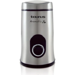Taurus Aromatic 150W Electric Coffee Grinder, Stainless Steel, Compact and Practical Design for Fast and Easy Grinding of Coffee Beans for Fresh Coffee