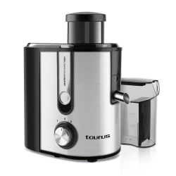 Taurus Liquafruits Pro Compact Centrifugal Juicer, Compact and Practical Design for Fast and Efficient Extraction of Fresh Juice from Fruits and Vegetables
