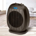 Taurus Tropicano 3.5 Fan Heater 2400W, Oscillating Electric Heater, Brown Plastic Design, Fast and Efficient Warm Air Distribution - Taurus