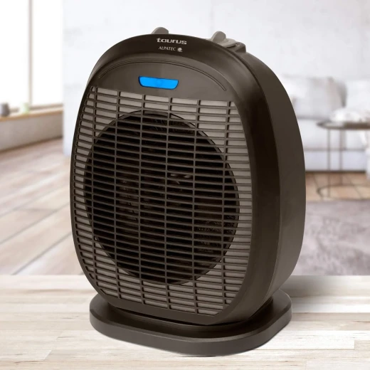 Taurus Tropicano 3.5 Fan Heater 2400W, Oscillating Electric Heater, Brown Plastic Design, Fast and Efficient Warm Air Distribution Taurus Tropicano 3.5 Fan Heater 2400W, Oscillating Electric Heater, Brown Plastic Design, Fast and Efficient Warm Air Distribution