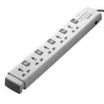 Huntkey SZC502 Universal Power Adapter with 5 Global Sockets, 2500W, White, Independent Switches, Built-In Overcurrent and Overload Protection, Ideal for Home and Office Use - Huntkey