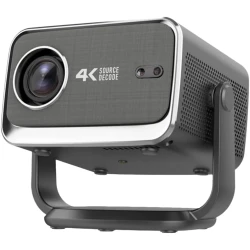 سمارت بروجكتور ذكي 4K LED فل اتش دي 1080p مع واي فاي 6 وبلوتوث 2 جيجابايت 16 جيجابايت اسود P20 Pro
