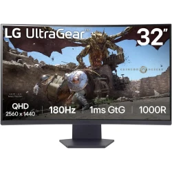 سويرج شاشة ألعاب SG-3200، 32 بوصة، QHD/1K VA، 75 هرتز، HDMI للاستخدام المنزلي والكمبيوتر