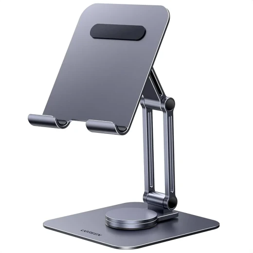 GBT A8, GBT TABLET STAND SWIVEL TABLET STAND WITH 360 ROTATING BASE FOLDABLE ADJUSTABLE HOLDER