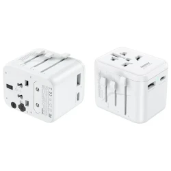 شاحن جداري ريماكس 12 واط بمنفذين USB أبيض – Remax 2-Port Wall Charger | شاحن سريع للهواتف والأجهزة المحمولة
