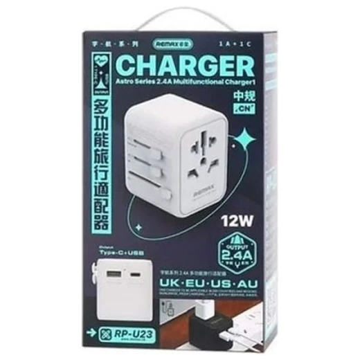 شاحن جداري ريماكس 12 واط بمنفذين USB أبيض – Remax 2-Port Wall Charger | شاحن سريع للهواتف والأجهزة المحمولة - ريماكس - Image 2