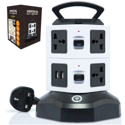 GBT BKL-29 وصلة كهرباء حضرية قابس متعدد مقبس تمديد طاقة 2 منفذ Type C 2 منفذ USB