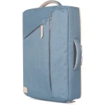 Moshi Venturo Laptop Backpack for up to 15-inch Laptop and Tablet, Blue, featuring padded straps, multiple compartments and durable protection for your devices. - Moshi