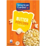 أمريكان جاردن فشار بالزبدة للميكروويف 273 جرام (3 أكياس) - American Garden