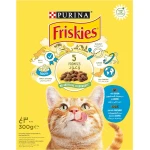 بورينـا فريسـكيز طعام قطط جاف سلمون وخضروات 300 جرام - Purina Friskies