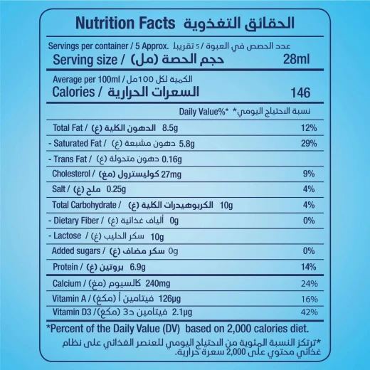 رينبو حليب مبخر مدعم بفيتامين د 170 جرام - Rainbow - Image 3