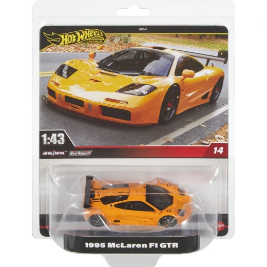 هوت ويلز بريميوم 1:43 1995 ماكلارين F1 GTR سيارة مصبوبة برتقالي هوت ويلز بريميوم 1:43 1995 ماكلارين F1 GTR سيارة مصبوبة برتقالي