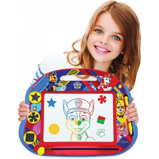 Lexibook Paw Patrol A5 Magnetic Drawing Board for Kids, Multicolor - Image 2