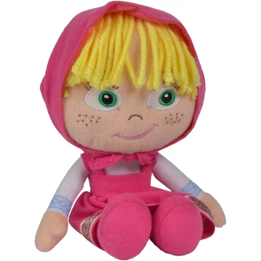 Masha and The Bear Rag Doll Plush Toy, Wool Hair, Standard Outfit, 3+ Years Masha and The Bear Rag Doll Plush Toy, Wool Hair, Standard Outfit, 3+ Years